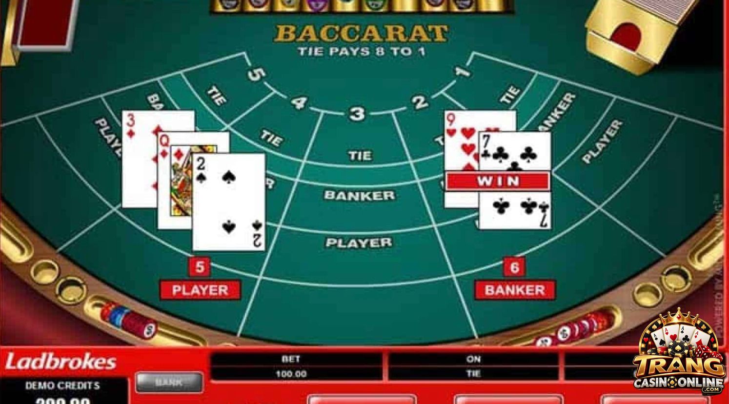 Vận dụng kiến thức để bắt cầu Baccarat