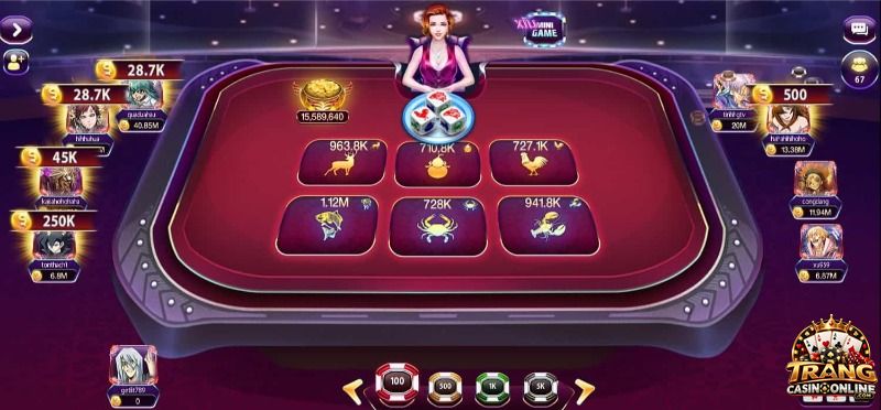 Bàn đấu trong game được chia ra 6 ô có bố cục 2×3