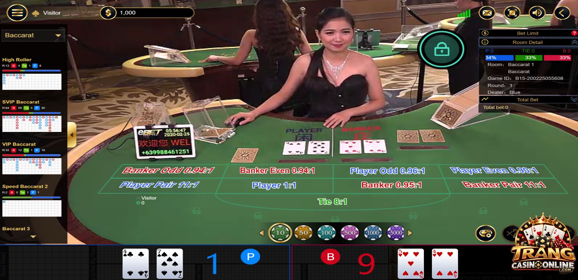 Điểm sáng của nhà phát hành cá cược Ebet Casino 